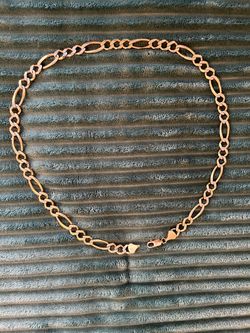 Yellow Gold Figaro Chain Necklace