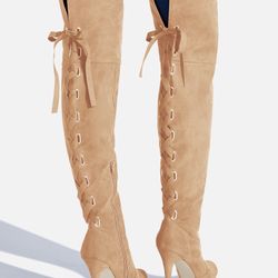 Thigh High Platform Stiletto Boot Heels 