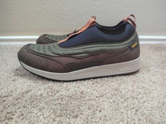 Teva ReEmber VistaVerse Slip On Shoes Men's Size 11.5 - Green Quilted Sneakers