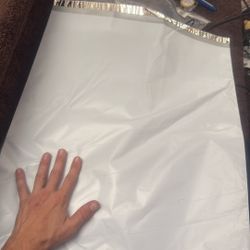 XL Extra Large White Shipping Mailer Poly Bags 18.5x 24.5” 