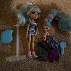 Collectible Small Dolls Failfix Prettyartee & Candylocks Surprise with Accessories 