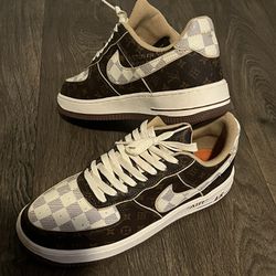 LV Nike Air Force 1’s 