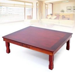 Authentic Korean folding table made from solid wood.