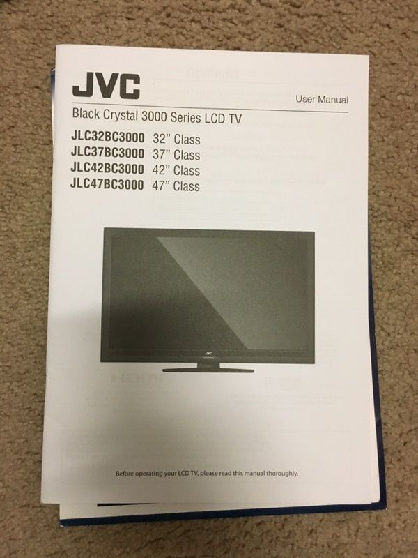 JVC LCD 37" TV -Excellent condition