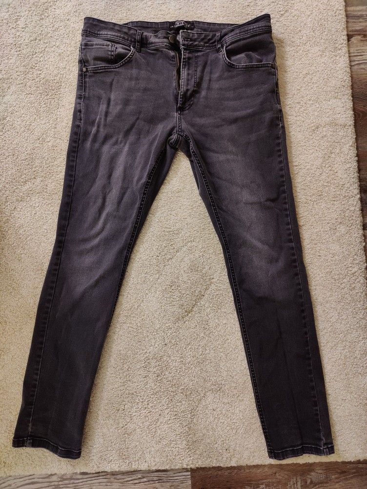 Slim Fit Jeans 36W 32L Black