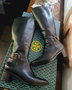 Tory Burch Mardsen 50mm Boot -W Calf Leather Boots  Size 11 M Comes W/ Box.