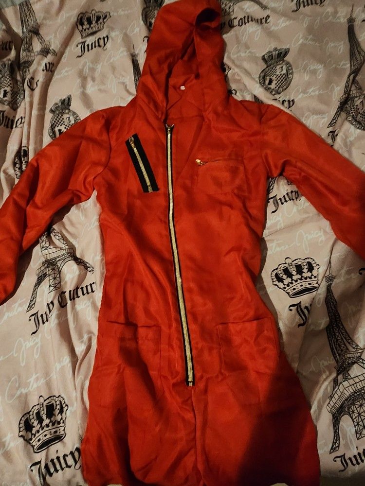 Red Jump Suit 