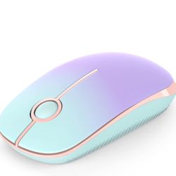 Wireless Mouse, Vssoplor 2.4G Slim Portable Computer Mice with Nano Receiver M