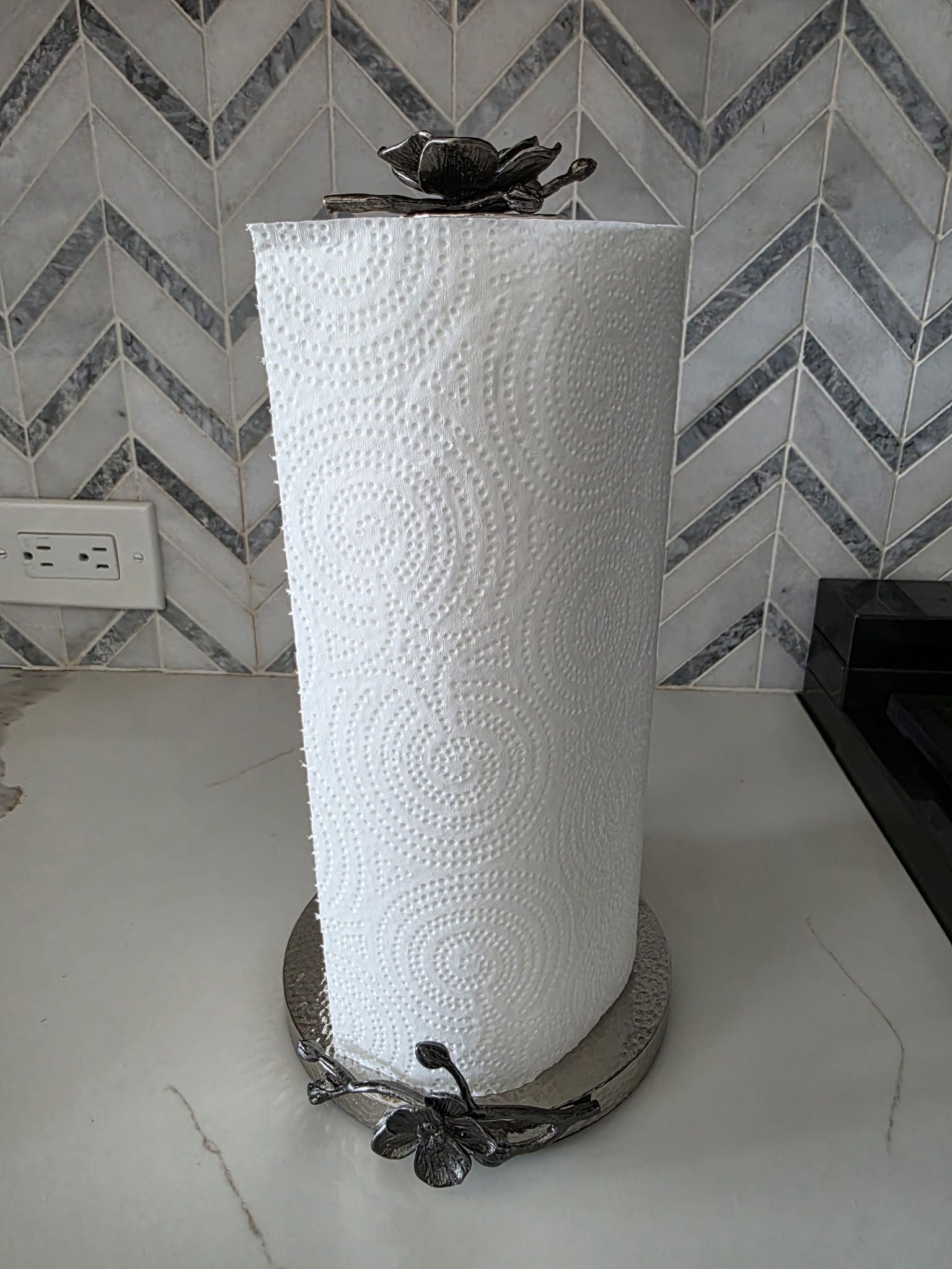 Michael Aram Black Orchid Paper Towel Holder
