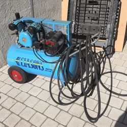 Large Compressor With Hose