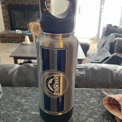 Colorado Rockies Baseball Thermos Water Bottle 