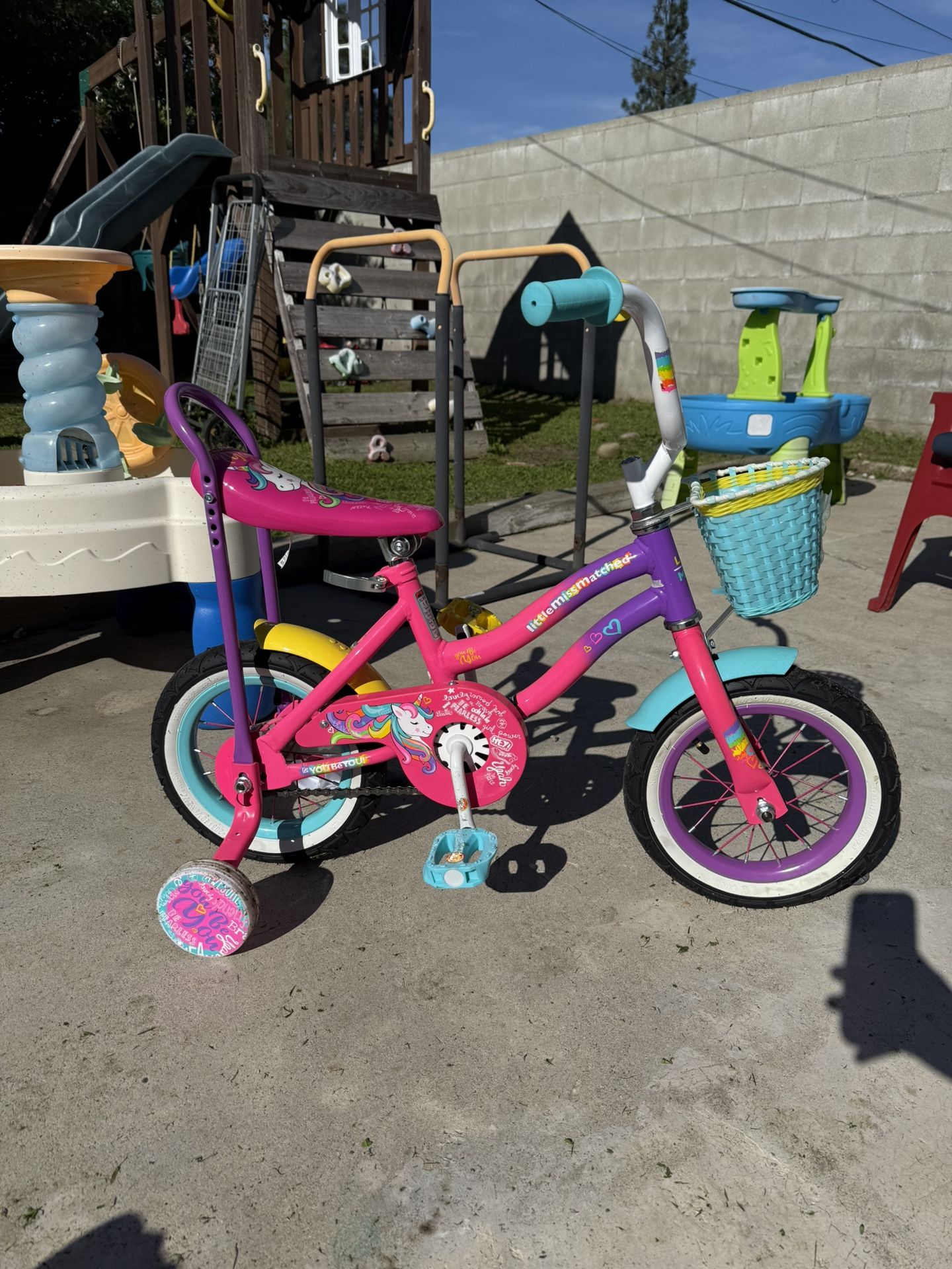 Unicorn Bike With Training Wheels  