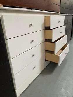 8 Drawer white With rails