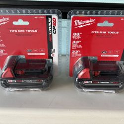 Milwaukee M18 Batteries