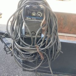 Portable Stick Welder With Welding Leads. Check Out The Price On This Miller CST. Then Make An Offer 