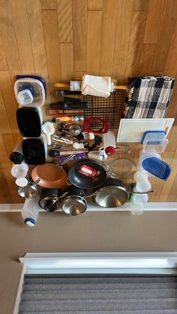 Mixed Kitchen Lot – Pots, Pans, Utensils & More