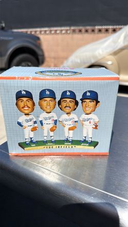 Dodgers 2012 Infield Bobble head collection