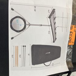 xylophone Percussion Bell Kit w/ Adjustable Stand