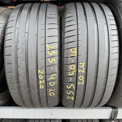 20” tires semi new michelin 255/40/20 with free installation $160 
