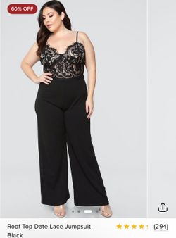 Lace Romper plus size