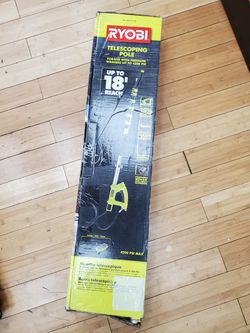RYOBI 18 ft. Extension Pole with Brush for Pressure Washer-RY31EP26