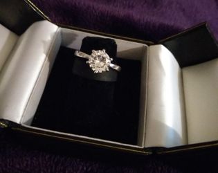 AAAAA DIAMONIQUE WEDDING RING