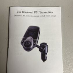Car Bluetooth  fm transmitter