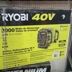 RYOBI 40V 3000 WATTS BLUETOOTH CONTROL