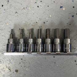 Power Torque Metric Allen Sockets