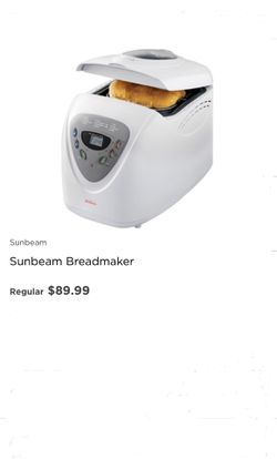 Sunbeam Breadmaker Bread Maker $30