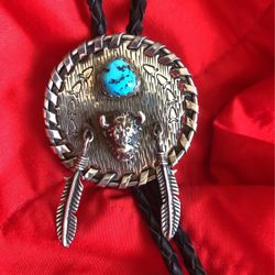 Vintage Bo Lo Tie Turquoise 