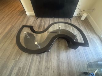Modern Contemporary Glass Coffee Table