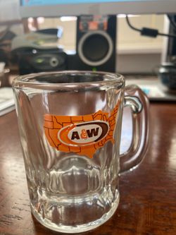 Mini A&W root beer glass mug