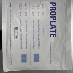 ProPlate Electrosurgical Grounding Plate – Adult (New, Sealed)