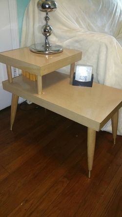 Mid century modern end tables coffee tables