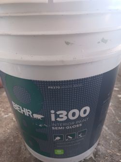 5 Gallons Exterior Satin Gray Paint 