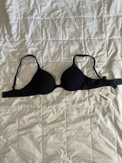 Pepper Black 38A Cotton Lift Up Bra