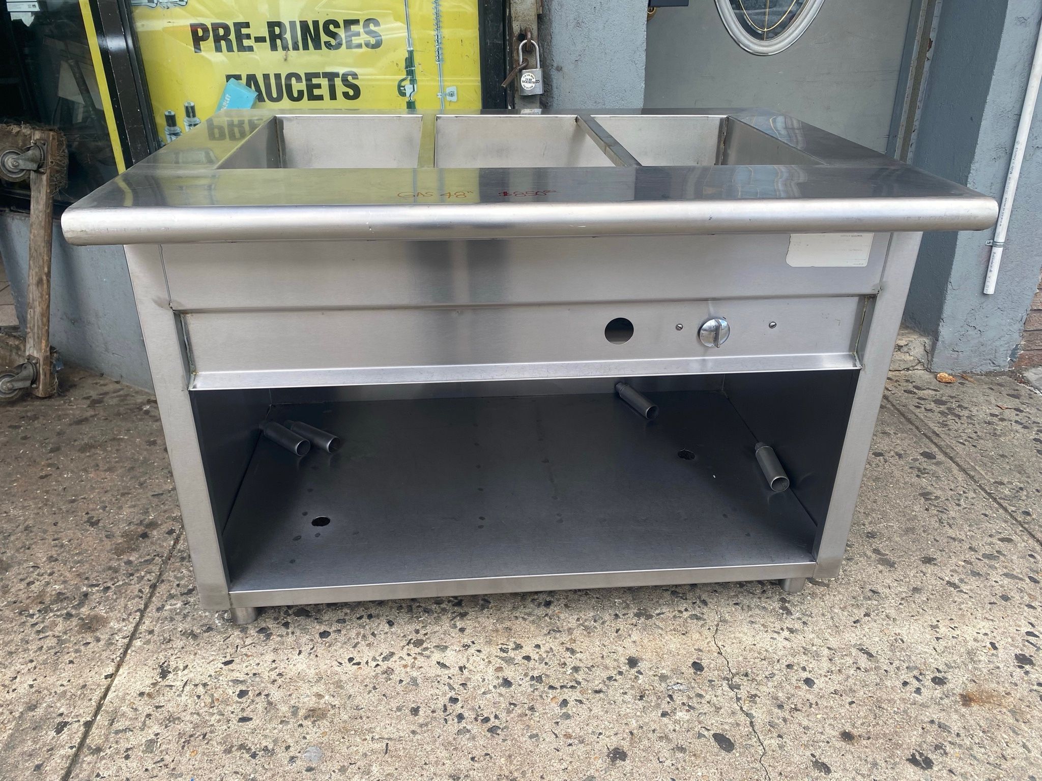 Steam Table Gas 48 inch - Restaurant Equipment