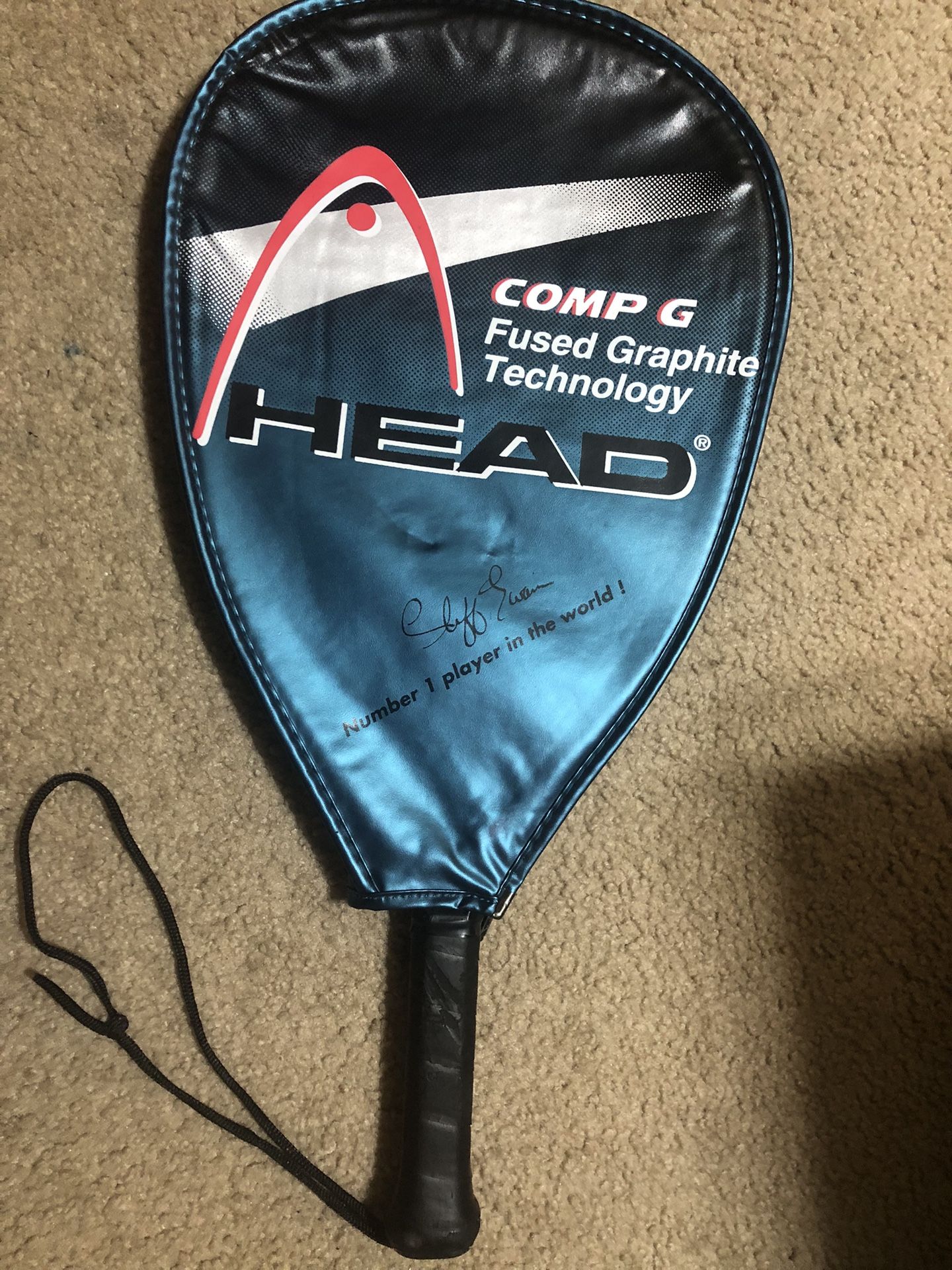 Head Comp G Tennis Racket Fused Graphite Technology Grip 3 5/8.