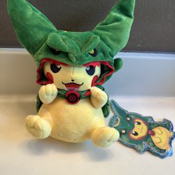 New Pikachu In A Rayquaza Costume Pokemon Plush