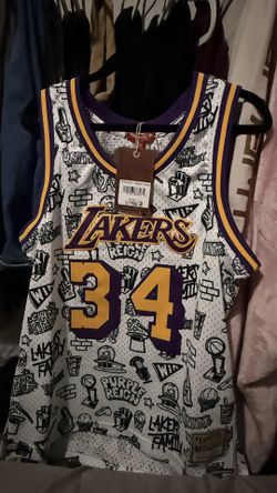 Women’s Lakers 34 O’Neal Jersey Small