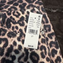 Pacsun Leopard print Mini skirt