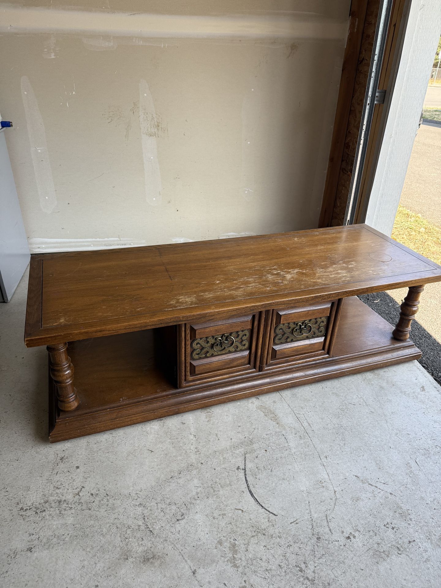 Rolling Coffee Table with Storage – Great for Small Spaces or a DIY Flip!
