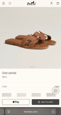 Hermès Oran Sandals