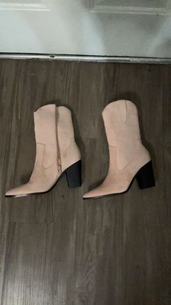 Lulus blush pink new boots new