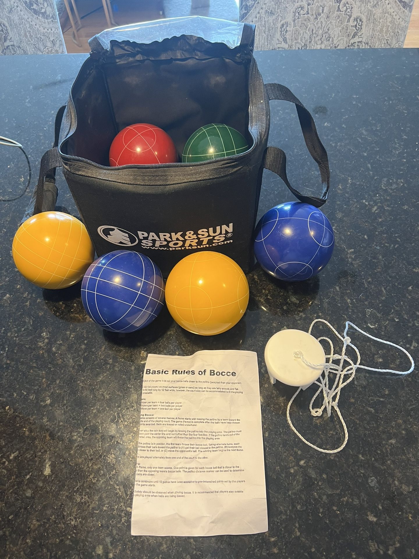 Outdoor Bocce Ball Set Gently Used