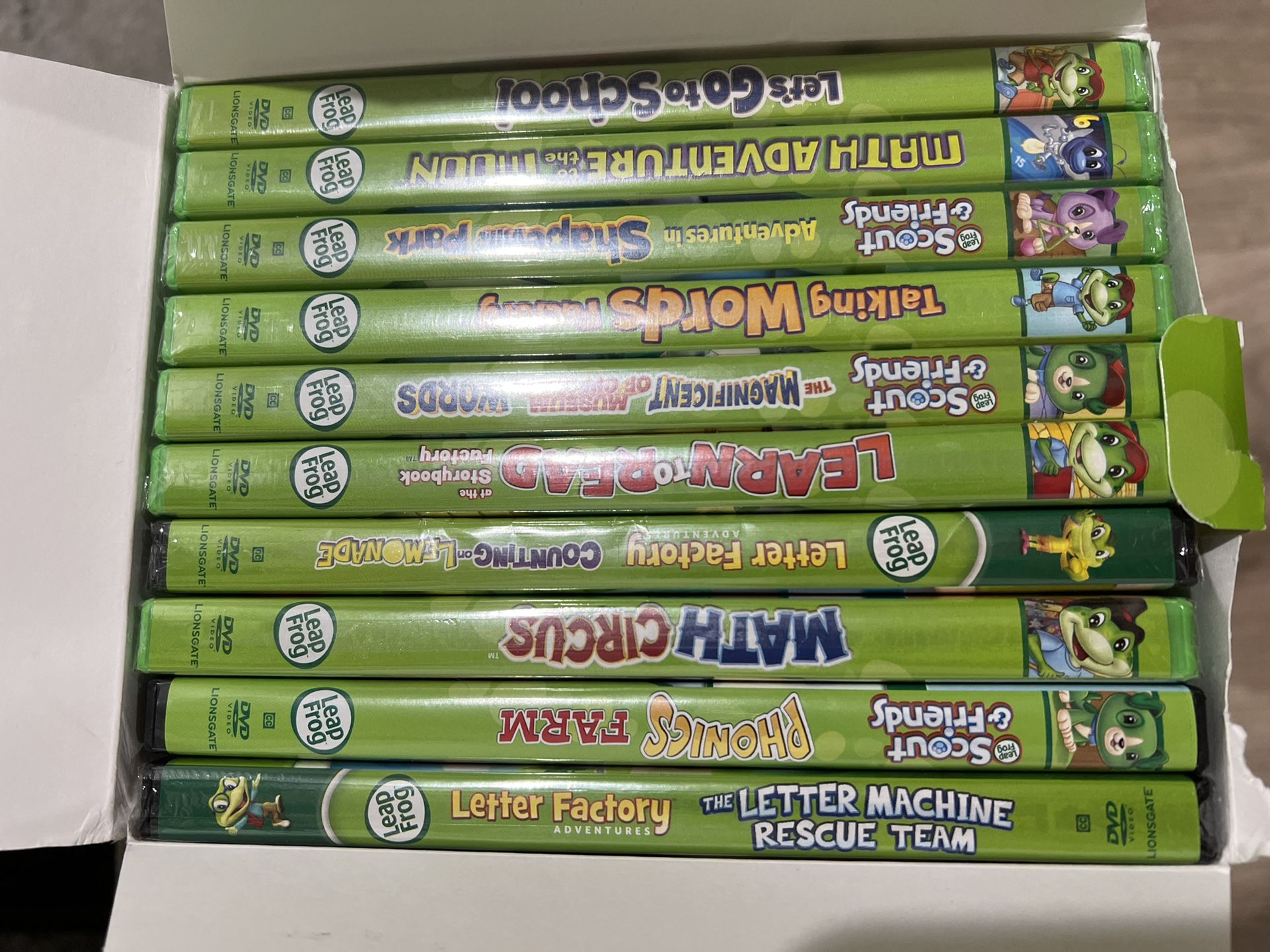 Leapfrog: Learn with Leap 10-DVD Mega Pack for Sale in Riverside