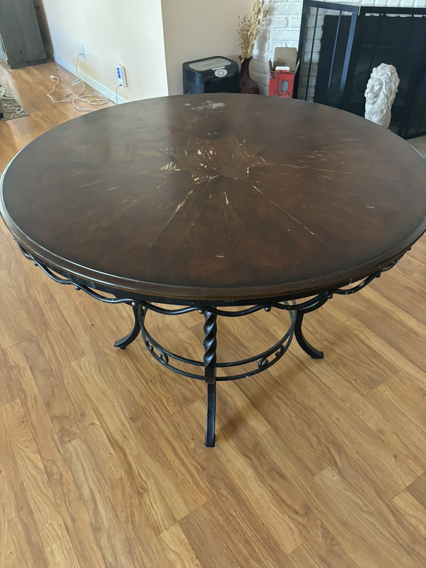 Round Dining Table + 4 Chairs - Pickup