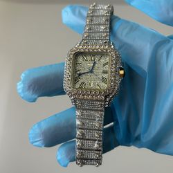 Luxury Iced Out Crystal Watch