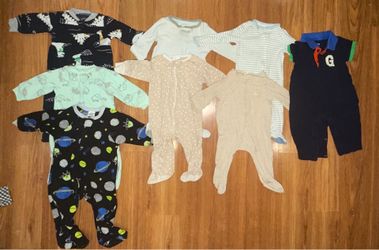 Baby Boy Rompers overall lot 3-6 months